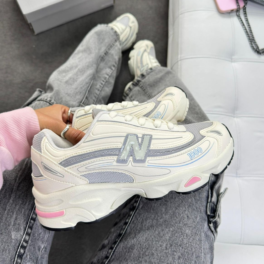 Tênis Feminino Casual Urban Wave 1000 Branco/Rosa