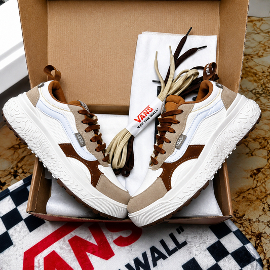 Tênis Casual Street Style Premium Bege & Marrom
